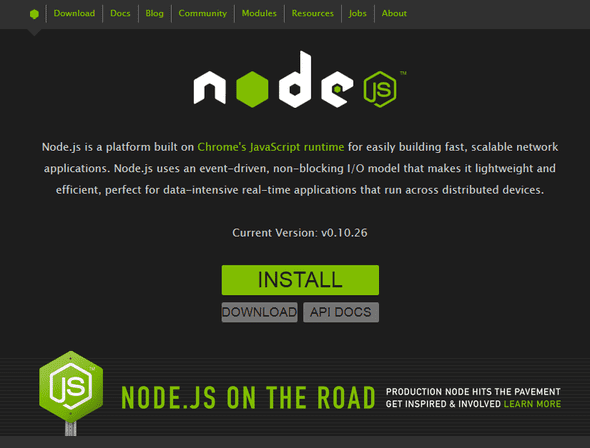 node_js_website_install